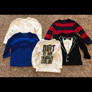Boys 2T Long Sleeve Lot | Well Loved | Name Brands